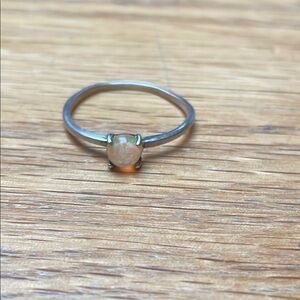 Sterling Silver Opal Ring